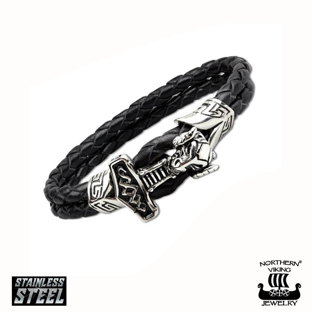 Northern Viking Jewelry®-Armband „Thors Hammer“